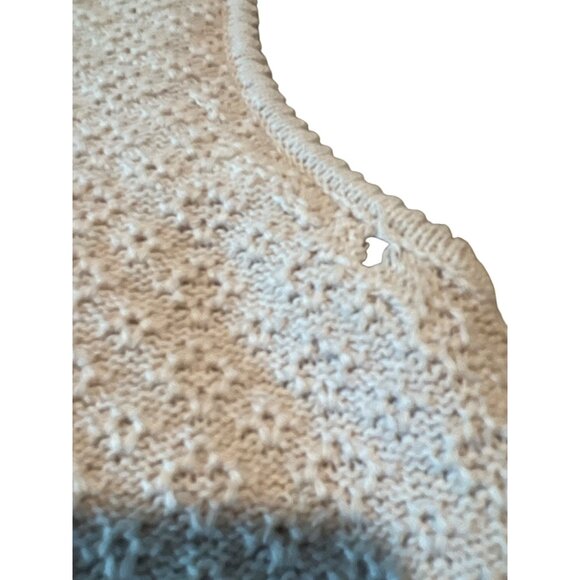 Tabi International Floral Embroidered Vest L Vintage Crochet Cottagecore Grandma - Picture 5 of 9